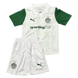 Otroški Nogometni dresi za otroke SE Palmeiras Gostujoči 2025-26 z imenom