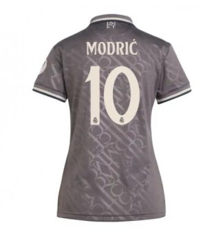 Poceni Nogometni Dresi Real Madrid Tretji 2024-25 Ženski tisk Luka Modric 10