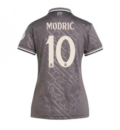 Poceni Nogometni Dresi Real Madrid Tretji 2024-25 Ženski tisk Luka Modric 10