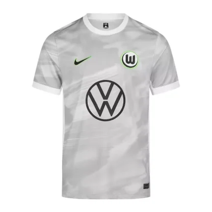 Poceni Moški Nogometni dresi VFL Wolfsburg Gostujoči 2025-26 siva
