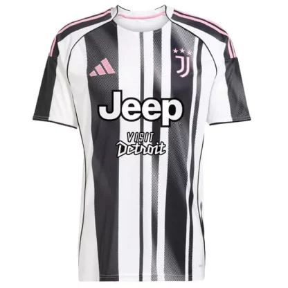 Poceni Nogometni Dresi Juventus Domači 2025-26 Moški z imenom