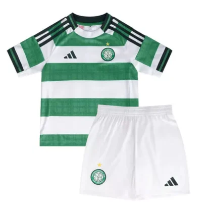 Prodajo Otroški Nogometni Dresi Kompleti Celtic Domači 2025-26 z lastnim tiskom