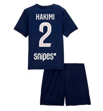Otroški dresi kompleti Paris Saint-Germain PSG Domači 2025-26 Achraf Hakimi 2