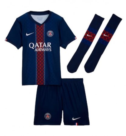 Otroški Nogometni dres kompleti Paris Saint-Germain PSG Domači 2025-26 Desire Doue 14