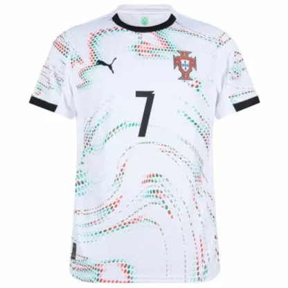 Nogometni dresi kompleti za otroke Portugalska Gostujoči 2025-26 Cristiano Ronaldo 7