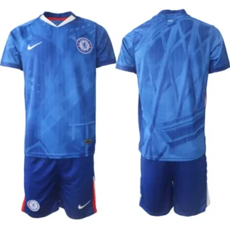 Nogometni dresi kompleti Chelsea Domači 2025-26 Modra za Moške