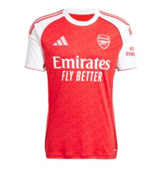 Nogometni dresi Arsenal Domači 2025-26 Moški Kratek Rokav