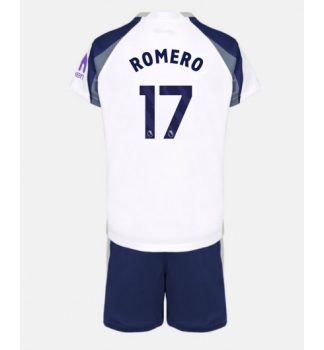 Otroški Nogometni dresi Tottenham Hotspur Domači 2025-26 Cristian Romero 17
