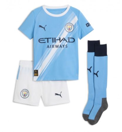 Nogometni dresi kompleti Manchester City Domači 2025-26 Otroški Ruben Dias 3
