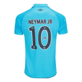 Poceni Moški Nogometni Dresi FC Santos 2025-26 modra Neymar Jr 10