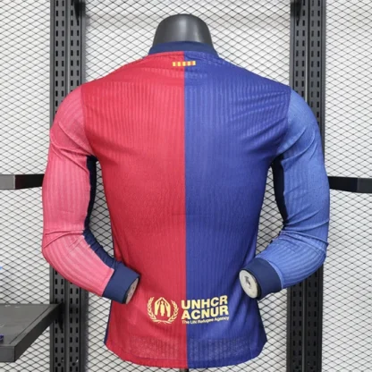 Poceni Nogometni dresi FC Barcelona Travis Scott 2024-25 Moški Dolgi Rokav