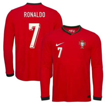Moški Nogometni dresi Portugalska Reprezentance Domači 2025-26 Cristiano Ronaldo 7