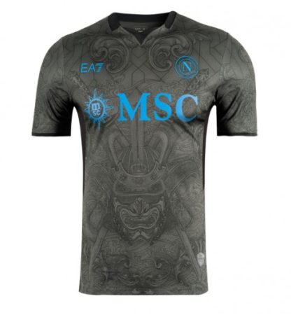 Nogometni dresi SSC Napoli Tretji 2024-25 Moški Črna Kratek Rokav
