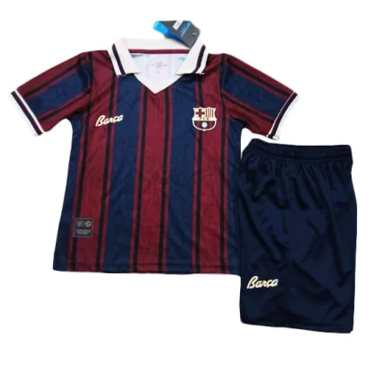 Poceni Otroški Nogometni Dres za otroke FC Barcelona 2025-26-125th