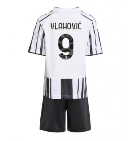 Otroški Nogometni Dresi za otroke Juventus Domači 2025-26 Dusan Vlahovic 9