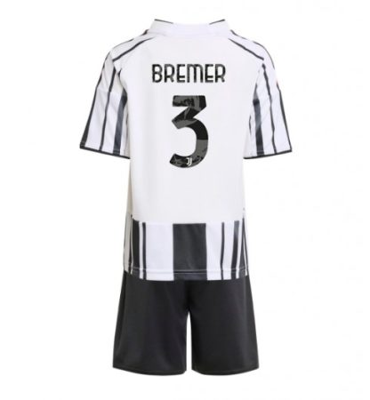 Otroški Nogometni Dresi za otroke Juventus Domači 2025-26 Gleison Bremer 3