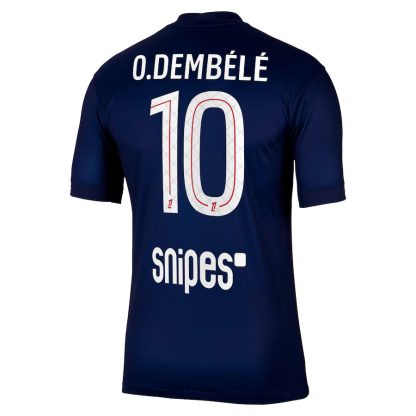 Poceni Otroški dresi Paris Saint-Germain PSG Domači 2025-26 Ousmane Dembélé 10