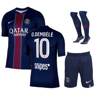 Poceni Otroški dresi Paris Saint-Germain PSG Domači 2025-26 Ousmane Dembélé 10