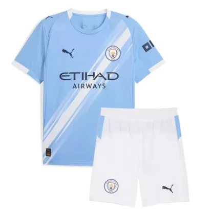 Otroški Nogometni dresi Kompleti Manchester City Domači 2025-26 Jack Grealish 10