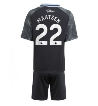 Nogometni dresi Kompleti za otroke Aston Villa Gostujoči 2025-26 Ian Maatsen 22