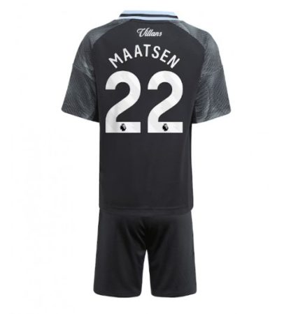 Nogometni dresi Kompleti za otroke Aston Villa Gostujoči 2025-26 Ian Maatsen 22