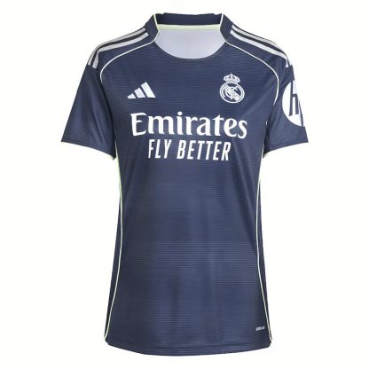 Poceni Ženski dresi Real Madrid Gostujoči 2025-26 Kratek Rokav