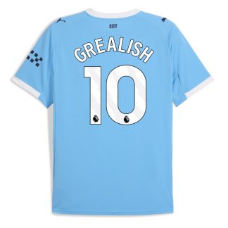 Poceni Nogometni dresi Manchester City Domači 2025-26 Moški Jack Grealish 10