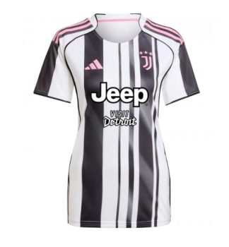 Ženski Nogometni Dresi Juventus Domači 2025-26 z Imenom