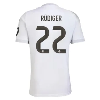 Poceni Nogometni dresi Real Madrid Domači 2025-26 Antonio Rudiger 22
