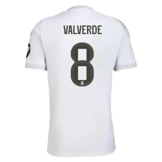 Poceni Nogometni dres Real Madrid Domači 2025-26 Federico Valverde 8