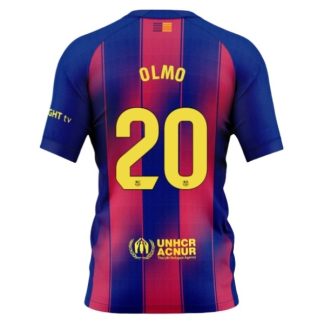 Prodajo Moški Nogometni dresi FC Barcelona Domači 2025-26 Dani Olmo 20