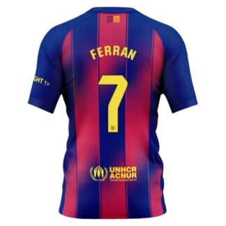 Kupiti Moški Nogometni dresi FC Barcelona Domači 2025-26 Ferran Torres 7