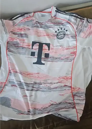 Otroski Nogometni dresi FC Bayern Munich Gostujoci 2025-26.webp