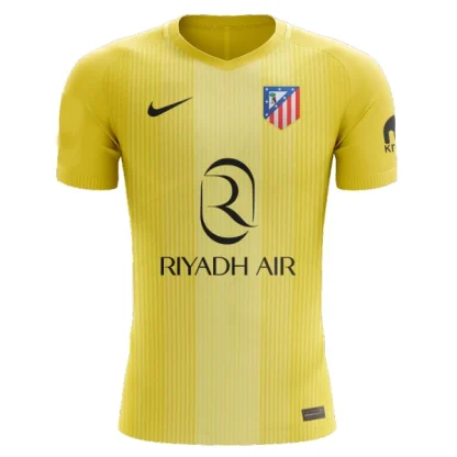 Poceni Nogometni Dresi Atletico Madrid Vratar 2025-26 Moški Kratek Rokav
