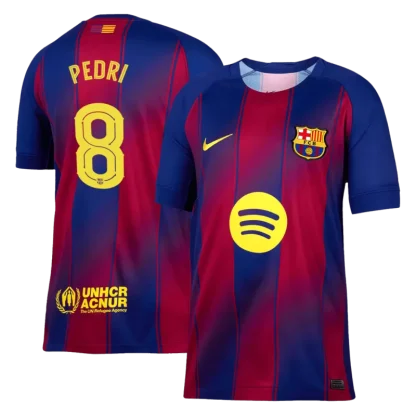 Poceni Nogometni dresi FC Barcelona Domači 2025-26 Pedri Gonzalez 8