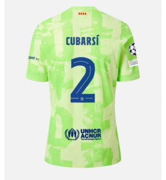 Nogometni dresi FC Barcelona Tretji 2024-25 Moški zelena Pau Cubarsi 2