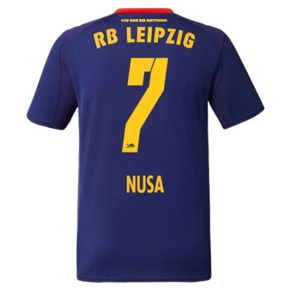 Nogometni dresi RB Leipzig Gostujoči 2025-2026 tisk Antonio Nusa 7
