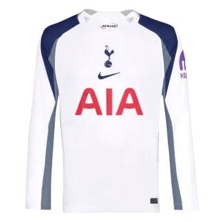 Nogometni dresi Tottenham Hotspur Domači 2025-26 bela Moški Dolgi Rokav