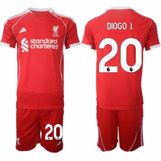 Novo Nogometni dresi kompleti Liverpool Domači 2025-26 Moški Diogo Jota 20