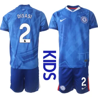 Otroški Nogometni dresi kompleti Chelsea Domači 2025-26 Axel Disasi 2