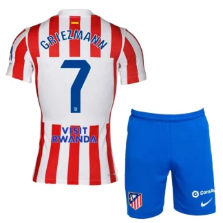 Nogometni dresi kompleti za otroke Atletico Madrid Domači 2025-26 Antoine Griezmann 7