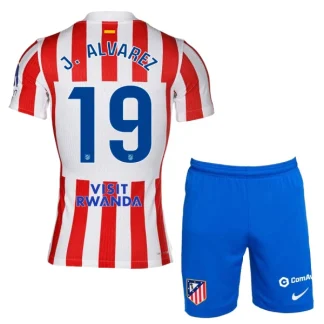 Nogometni dresi za otroke Atletico Madrid Domači 2025-26 Julian Alvarez 19