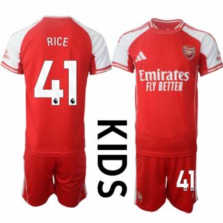 Nogometni dresi Otrošk kompleti Arsenal Domači 2025-26 Declan Rice 41