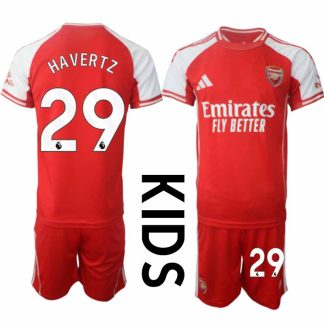 Otroški Dresi kompleti Arsenal Domači 2025-26 z imenom Kai Havertz 29