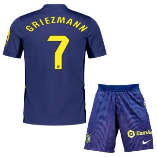 Otroški Dresi kompleti Atletico Madrid Gostujoči 2025-26 Antoine Griezmann 7
