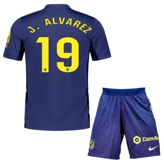 Otroški Dresi kompleti Atletico Madrid Gostujoči 2025-26 Julian Alvarez 19