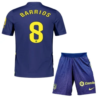 Otroški Dresi kompleti Atletico Madrid Gostujoči 2025-26 Pablo Barrios 8