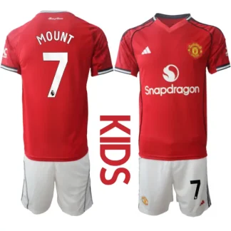 Nogometni dresi za otroke Manchester United Domači 2025-26 Mason Mount 7
