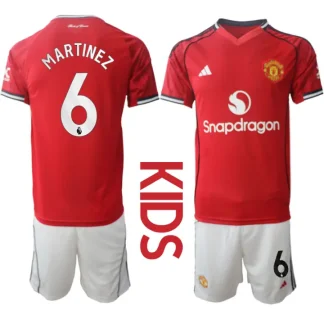 Nogometni dresi kompleti za otroke Manchester United Domači 2025-26 MARTINEZ 6
