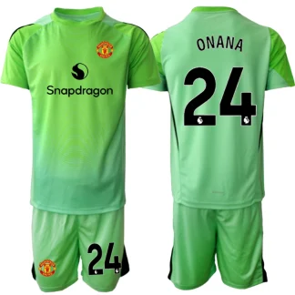 Otroški Nogometni dres kompleti Manchester United Vratar 2025-26 Andre Onana 24